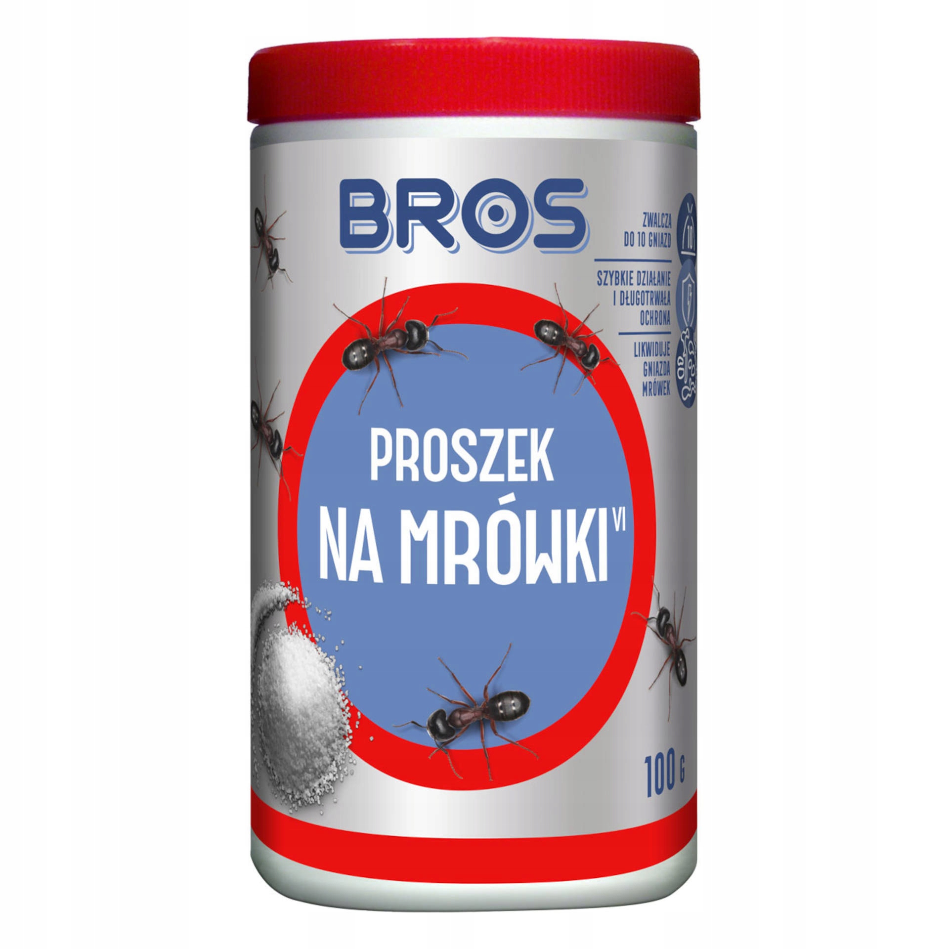 

Bros proszek na Mrówki niszczy do 10 gniazd! 100 g