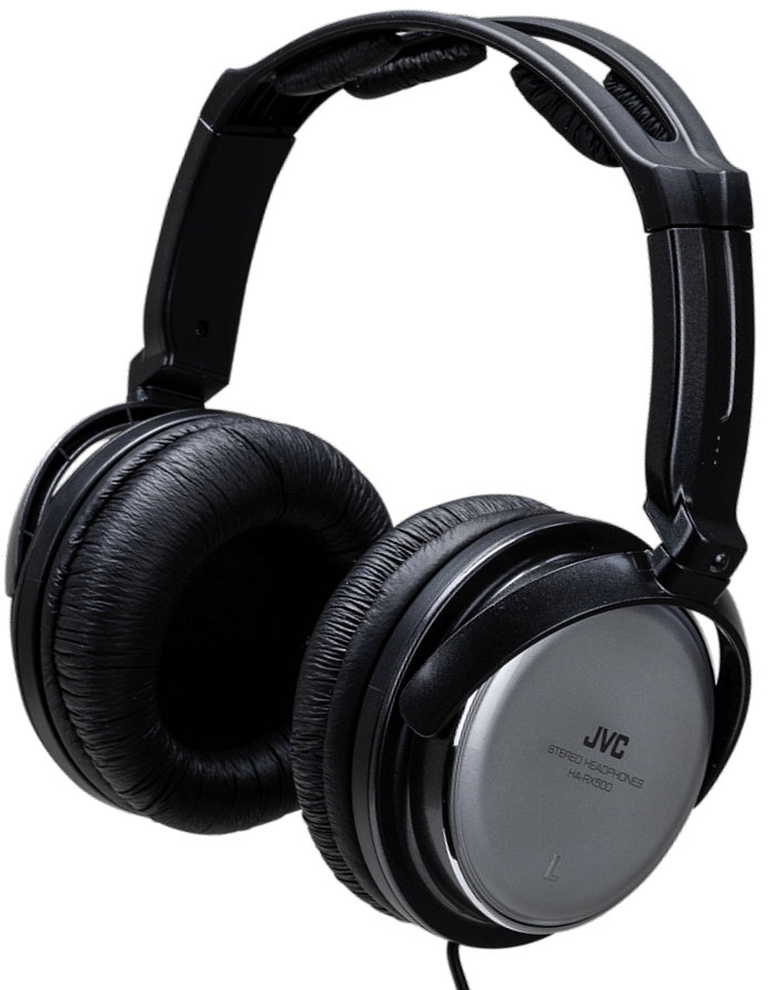 duże słuchawki Jvc długi kabel 3.5m mini jack adapter duży jack