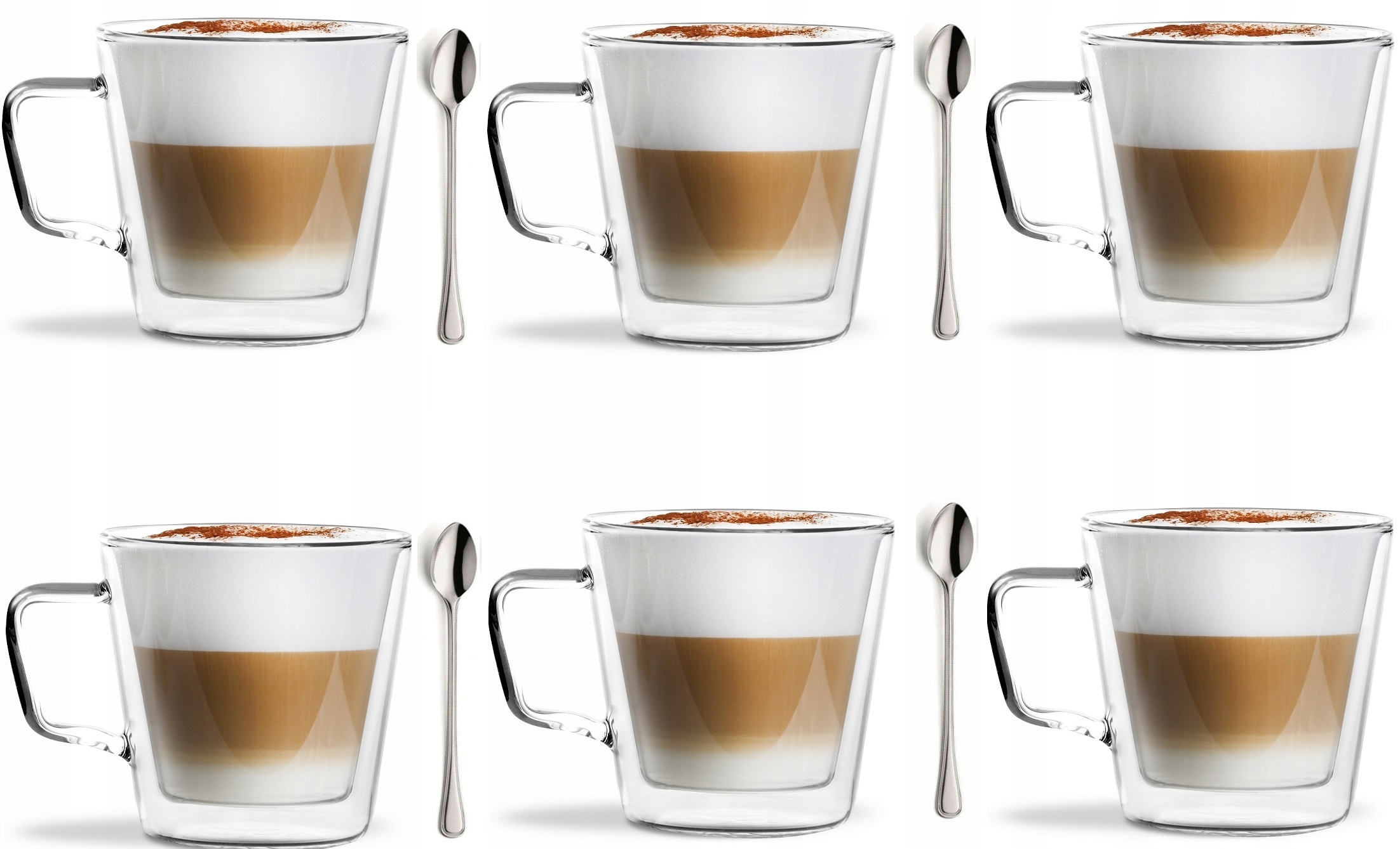 

Vialli Design 6x Szklanki Termiczne Diva Latte 400