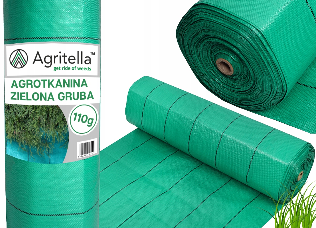 

Agrotkanina włóknina Zielona na Metry 110g 320 cm