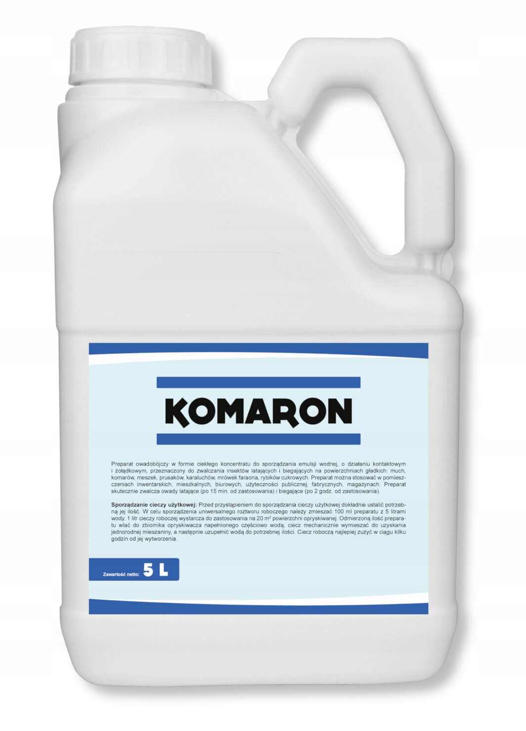 

Mocny Środek Oprysk Komaron Komary Muchy 5L