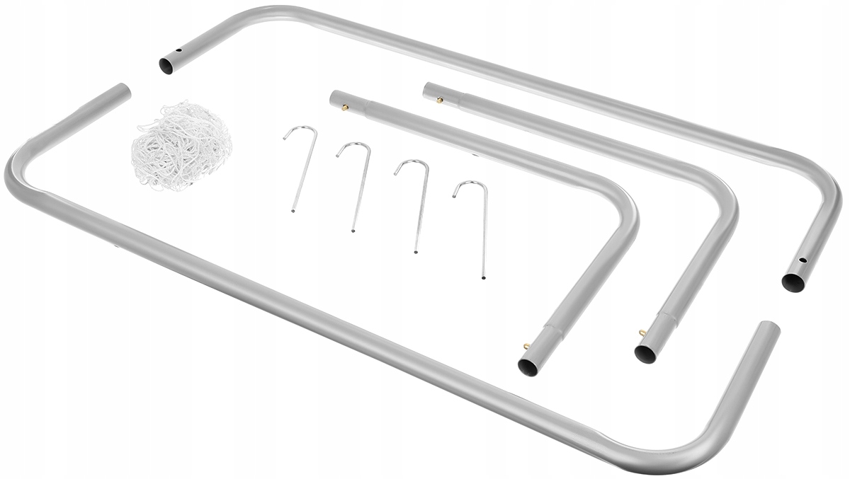 Zestaw 2 mini bramek do gry w piłkę nożną bramki metalowe z siatką Enero Bohater brak