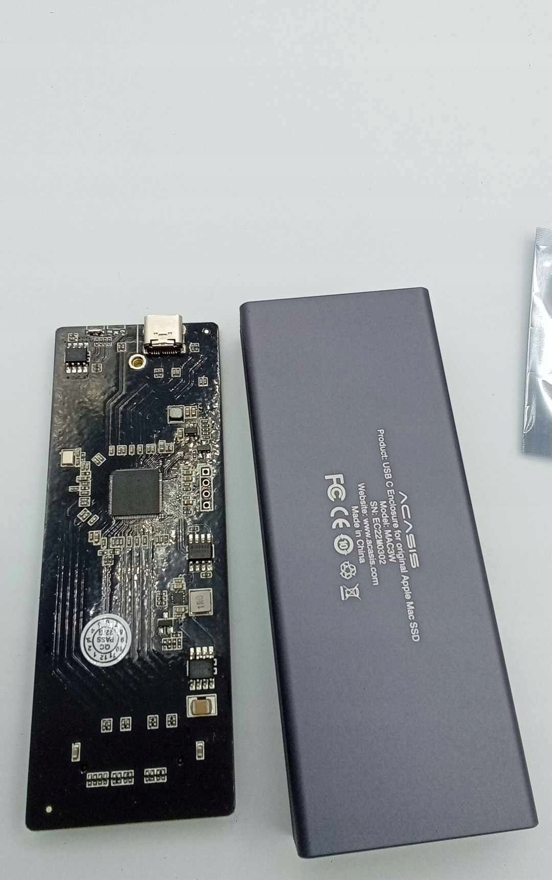 ACASIS MAC3W Obudowa USB C 3.2 SSD do Apple Flash SSD 12+16 PIN OUTLET Kod producenta OA07216
