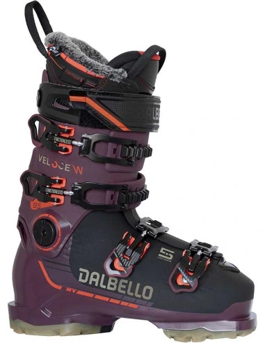 Dámské lyžáky Dalbello Veloce 95 MV W malinová (berry)/černá 24/25 23959/25