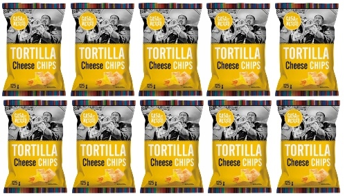 10x 125g Casa De Mexico Tortilla chips serowe Karton
