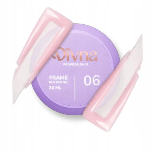 Divna Frame Builder Gel 06 30 ml – Stavební Gel Jednofázový, Průhledný