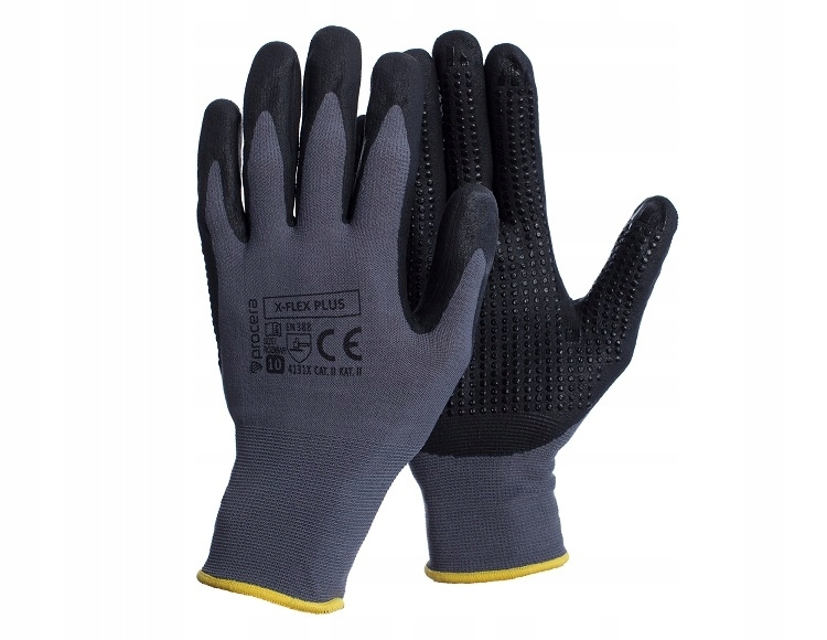 

Rękawice robocze nakrapiane X-flex Plus r.9