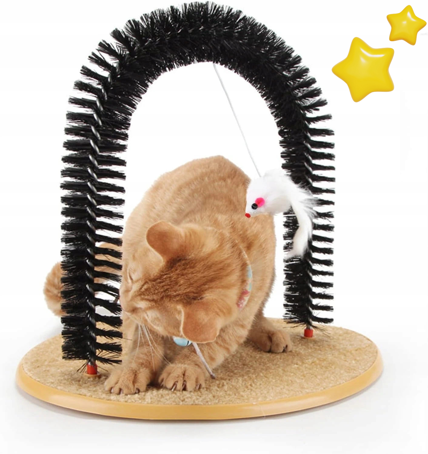 Masážní Oblouk Pro Kočky Se Snadno Montuje A Přenáší Po Domě