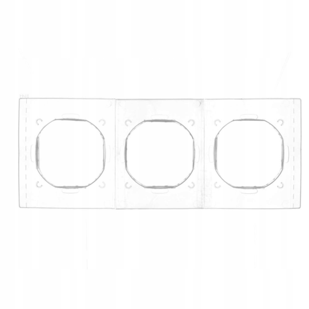 

Simon 54 Uszczelka IP44 do ramki potrójnej DU3