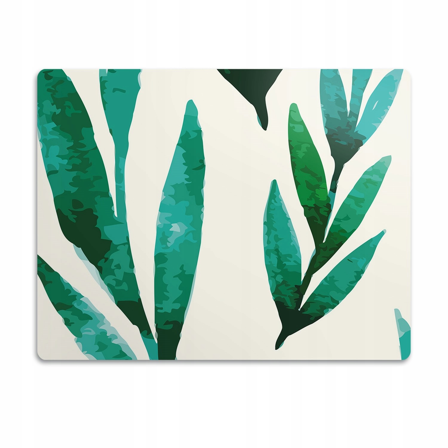 Levně Podložka pod misky pro kočky List 90x60 cm