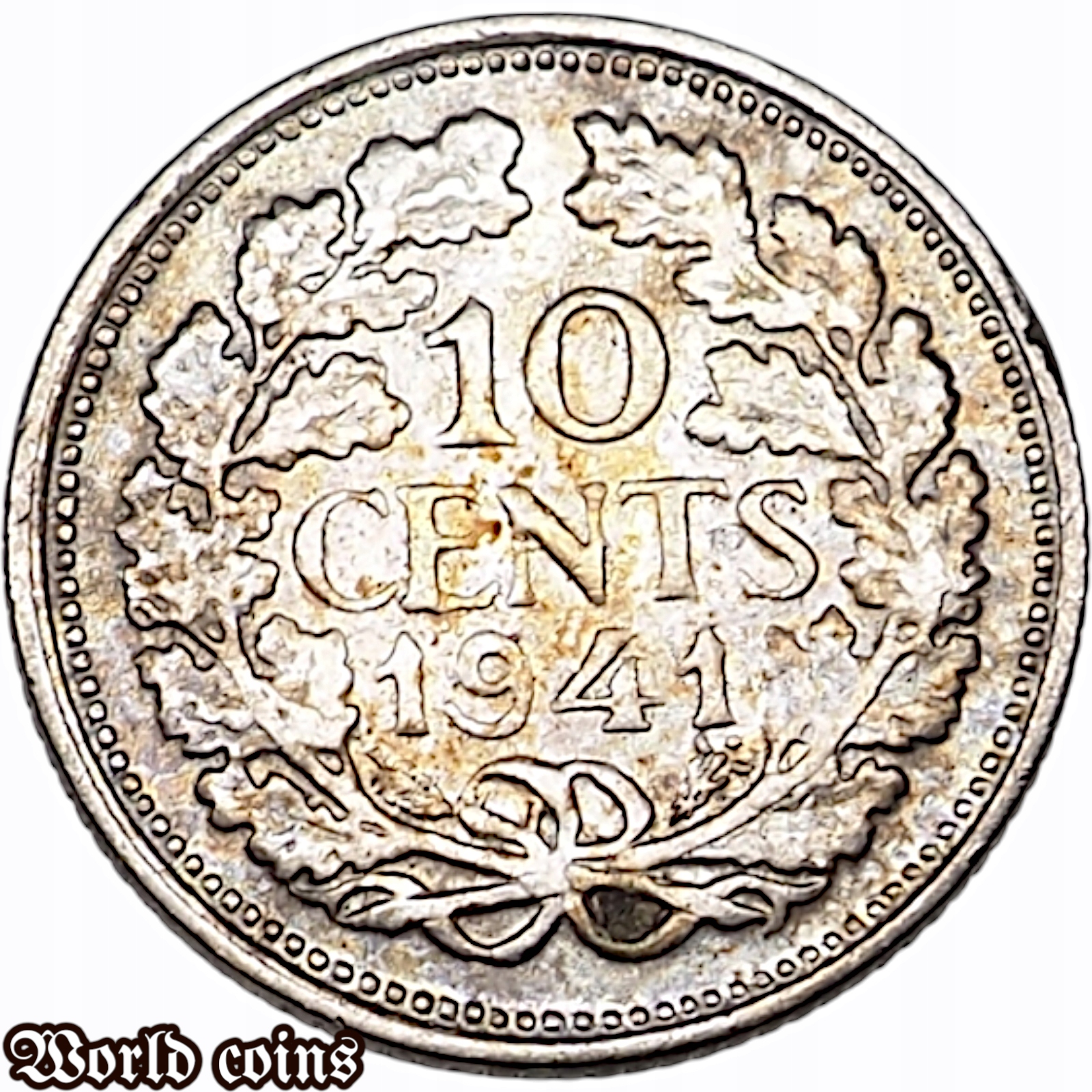 10 CENTÓW 1941 HOLANDIA
