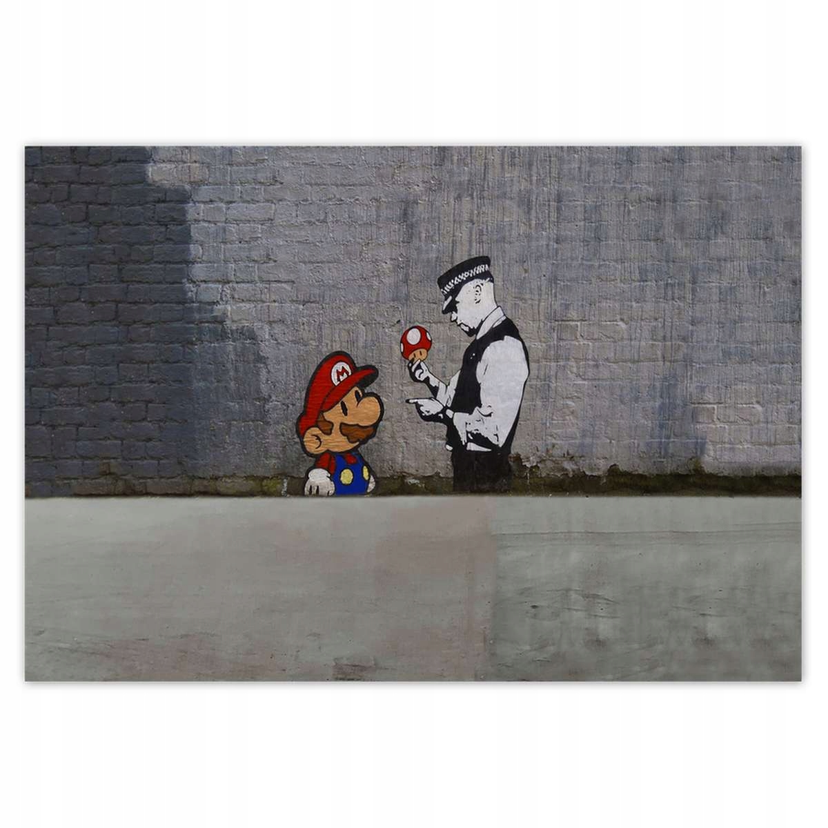Fototapety 368x254 Banksy Grzybiarz Policja