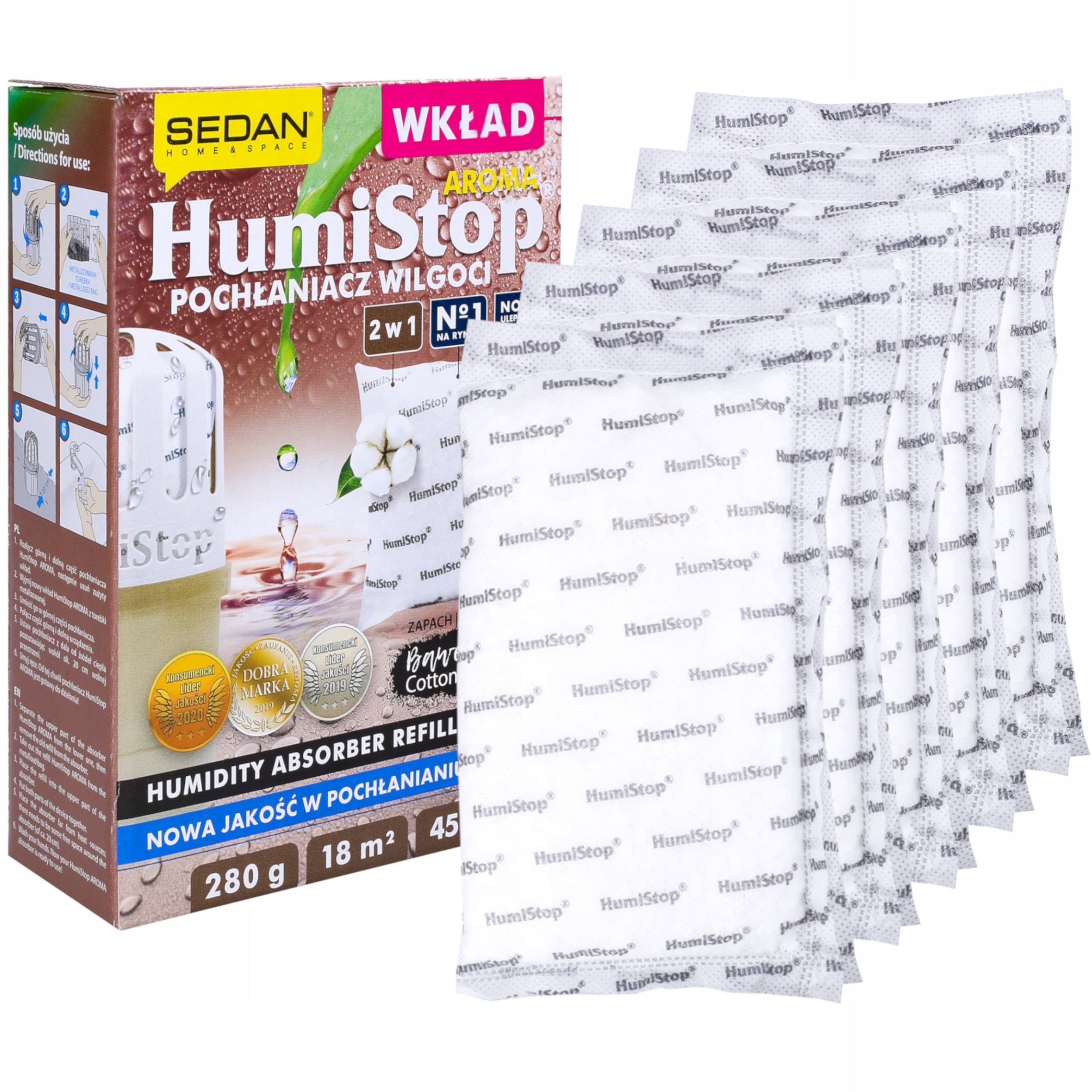 

Humistop Wkład Zapas Do Pochłaniacza Wilgoci X 5