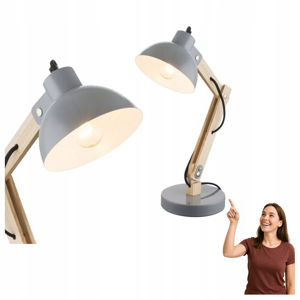 Stolní lampa na výložníku Tongariro 21503 Globo