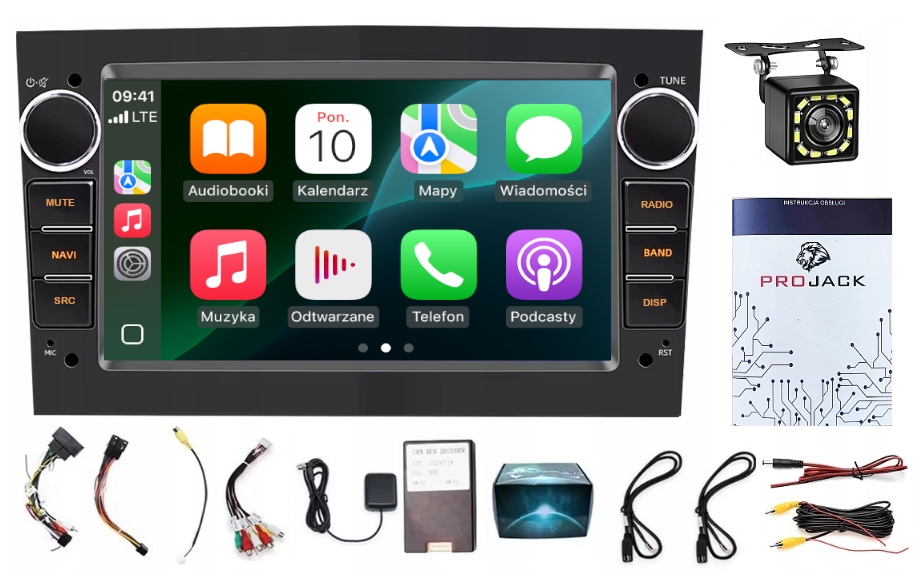 Rádio Navigácia Gps Opel Vivaro 2006-2010 Usb Wifi Bt Carplay 2/64 Gb