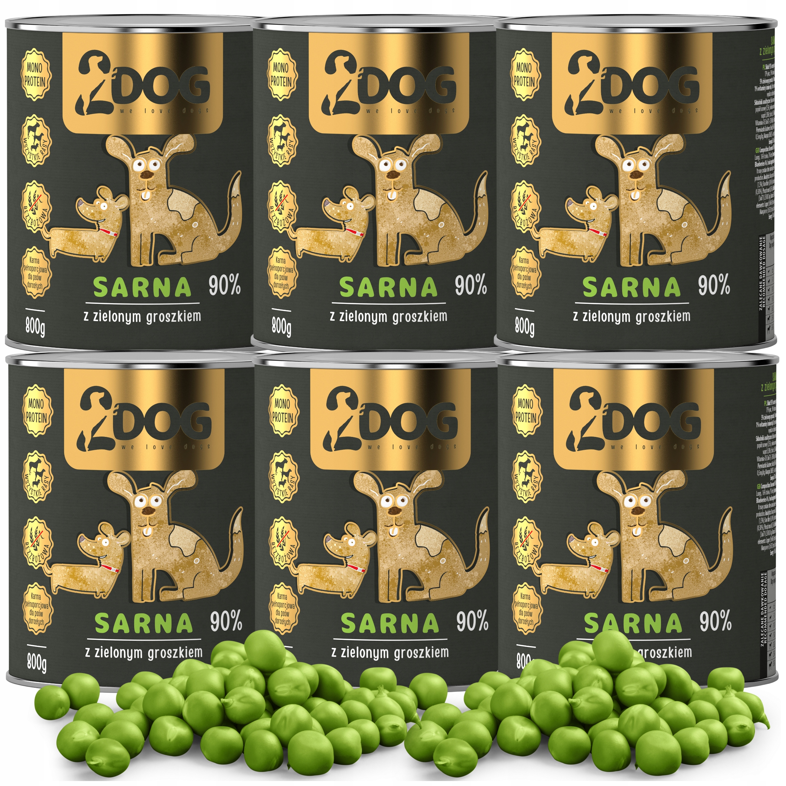 Vlhké Krmivo Pro Psa Sarna 800 g Monoproteinové Hypoalergenní S Vlákninou