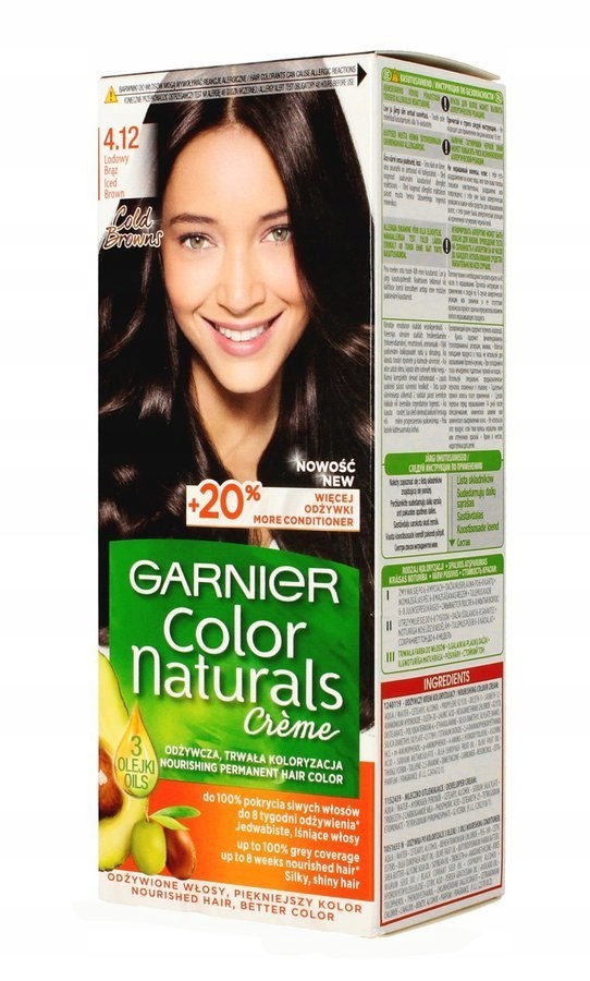 

Garnier Color Naturals Creme 4.12 Lodowy Brąz krem