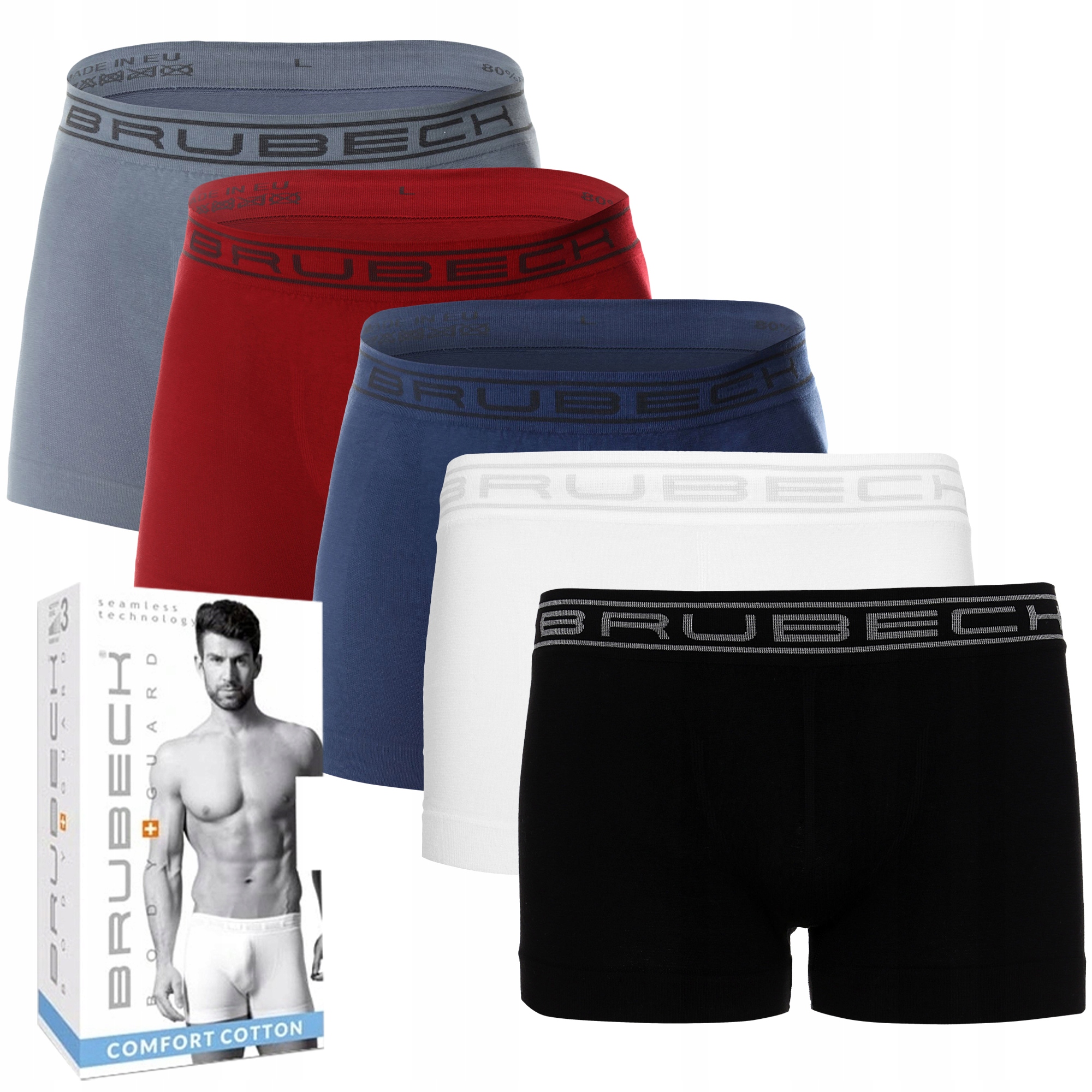Brubeck Shortbox boxerky Barvy 5 ks rL