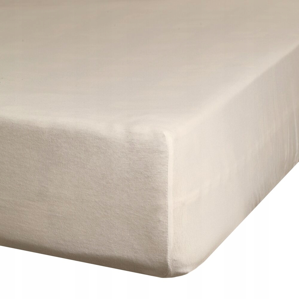 Prostěradlo jersey s gumičkou Premium 220x240 Eurofirany béžové