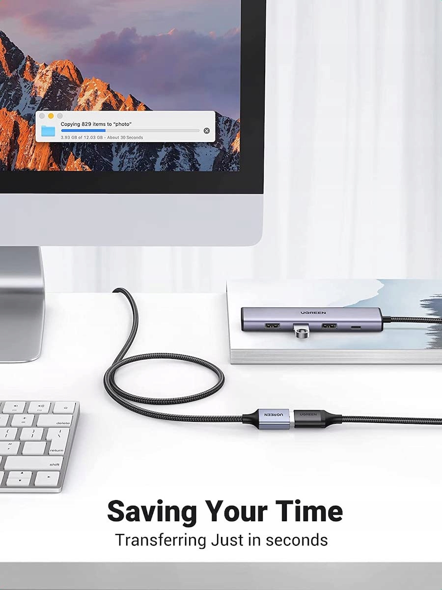 Przedłużacz USB 3.0 A-A M-F USB 3.1 Gen 1 Premium, Oplot, 5m Długość kabla 5 m