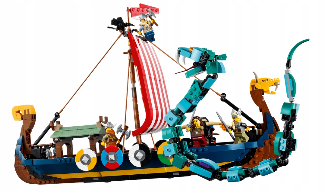 LEGO CREATOR 31132 STATEK WIKINGÓW WĄŻ Z MIDGARDU Numer produktu 31132