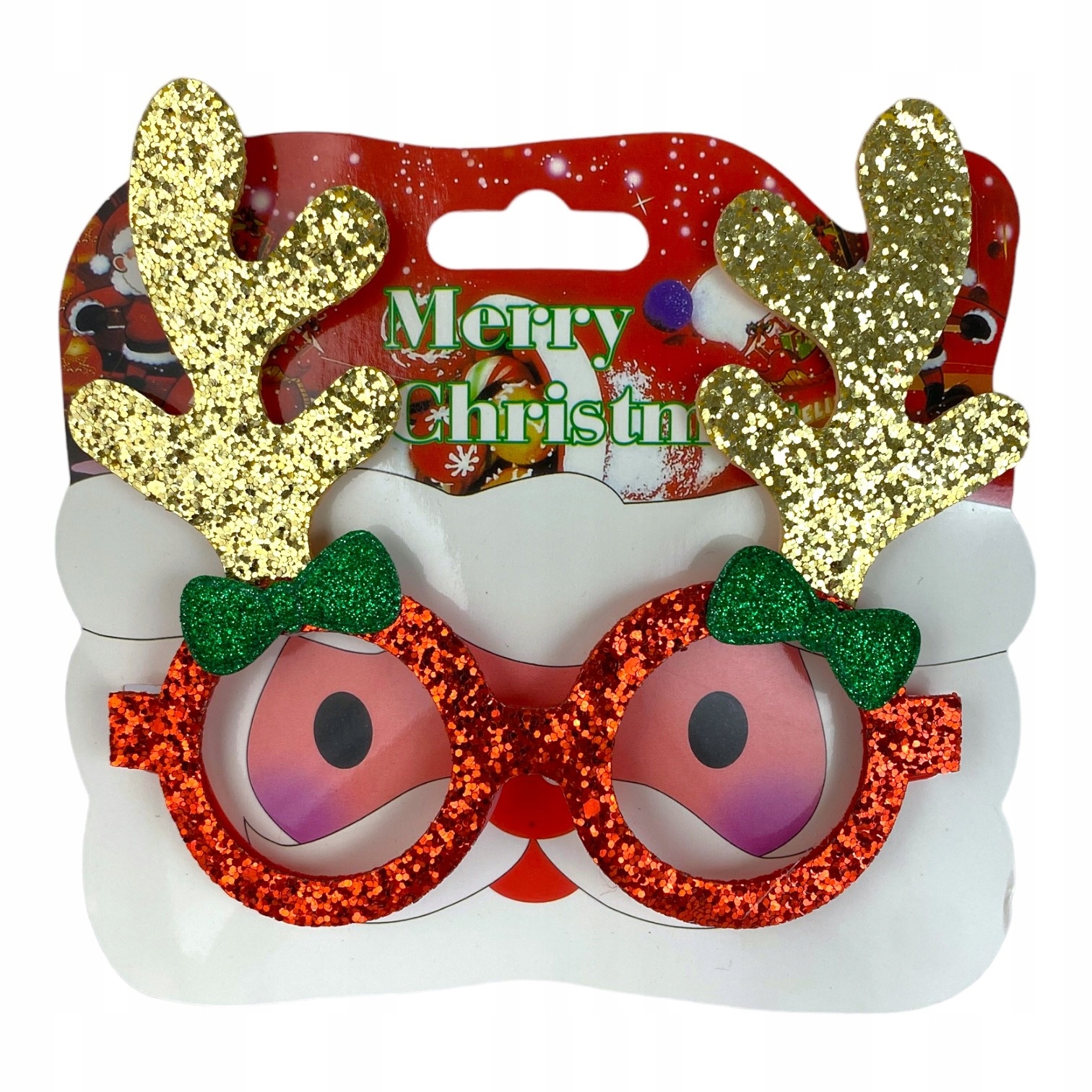 OKULARY RENIFER RUDOLF JELONEK CEKINY ŚWIĘTA + NOS EAN (GTIN) 5905741567865