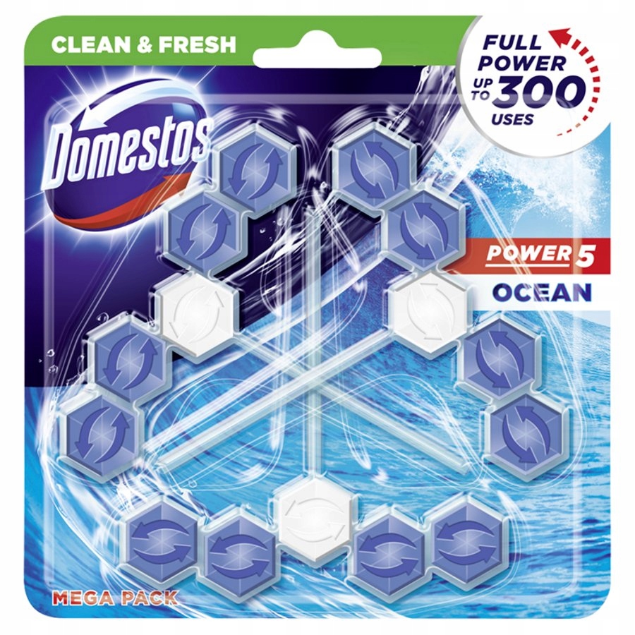 

Domestos Power 5 Ocean kostka toaletowa 3x55g