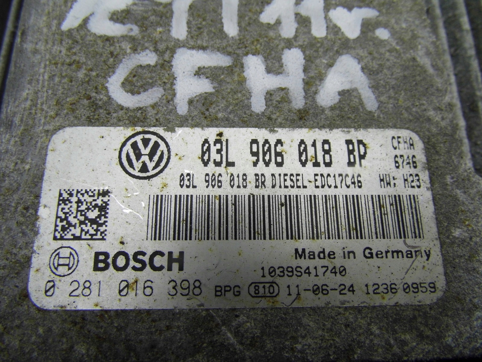 computer Motore SUPERB YETI 2.0D CFH 03L906018BP