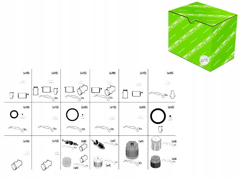 Montážna Sada Klimatizácie Audi Vw Valeo