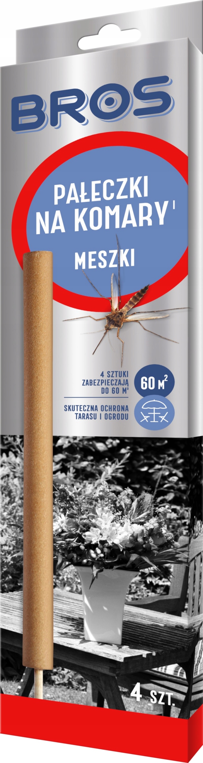 

Bros Pałeczki na Komary i Owady Latające 4szt