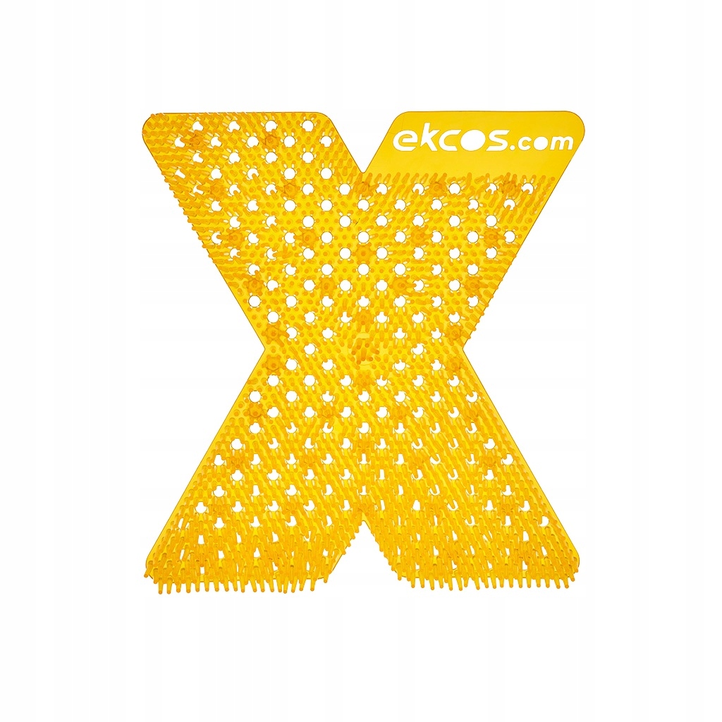 Levně Ekcos Xcrën Hd sítko do pisoáru vůně tropické ovoce, oranžové 2 ks