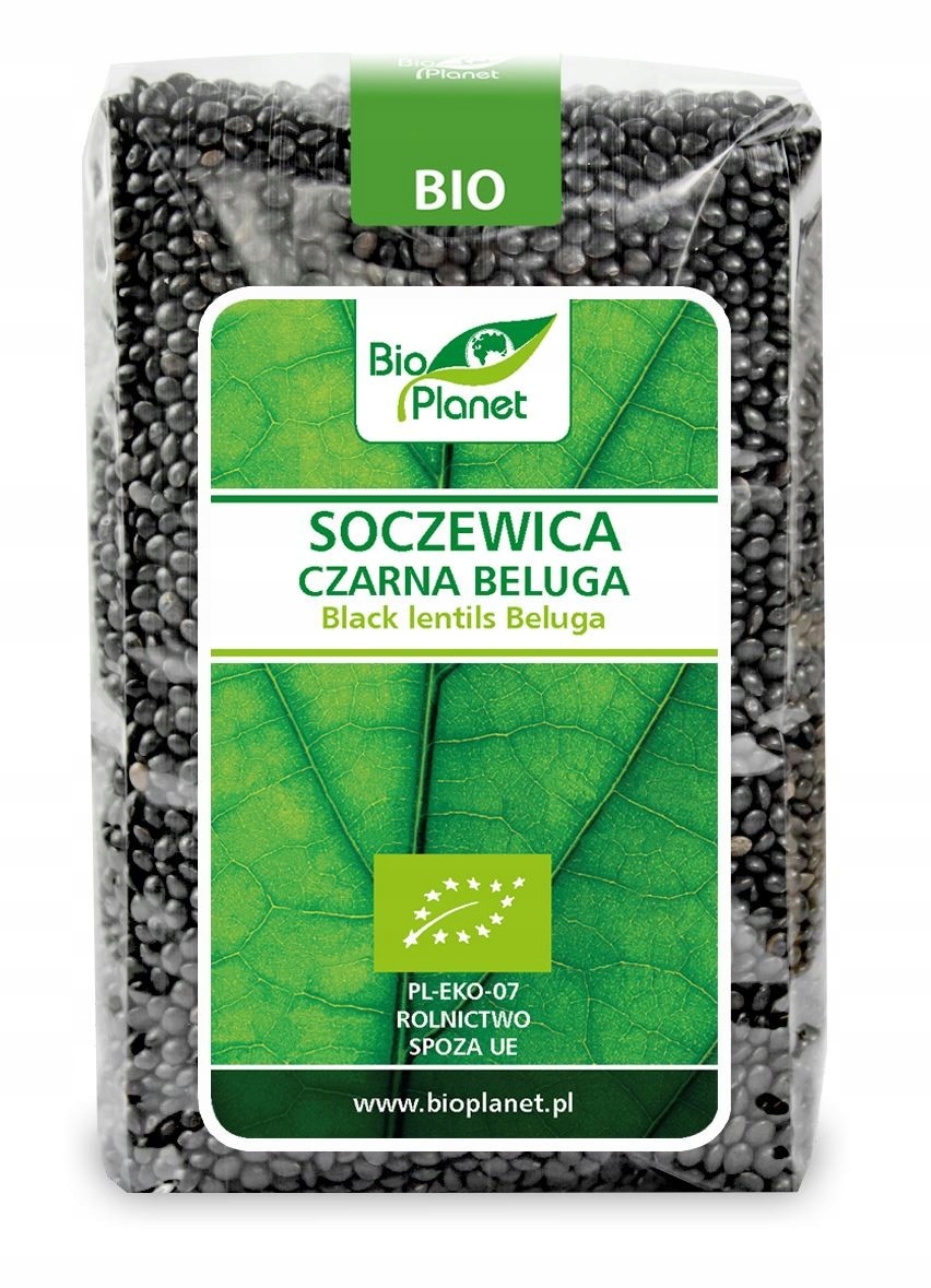 Levně 3x Čočka černá beluga Bio 500 g