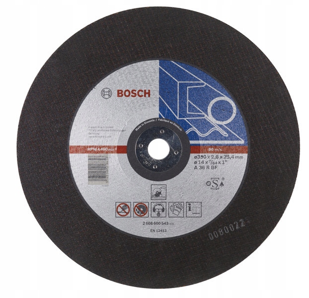 BOSCH TARCZA KORUNDOWA TNĄCA DO METALU 355x2,8 MM