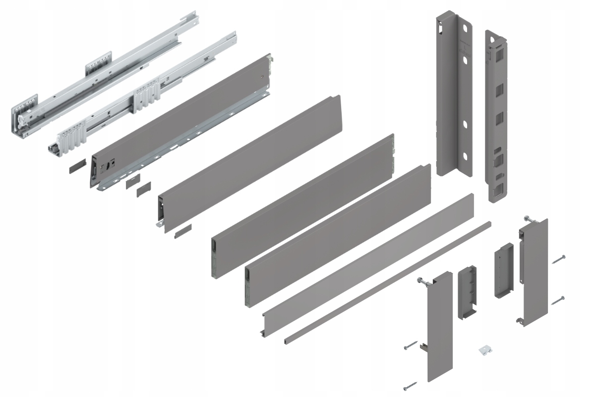 Blum Šuplík 550 zásuvka High E Interior Grey