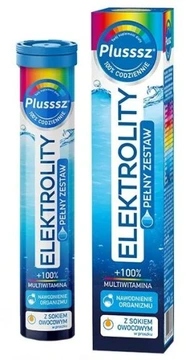 Plusssz Elektrolyty + multivitamín 24 ks