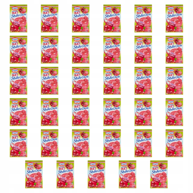Dr. Oetker Sladký okamžik Kysel Malina-Brusinky 32 g X35