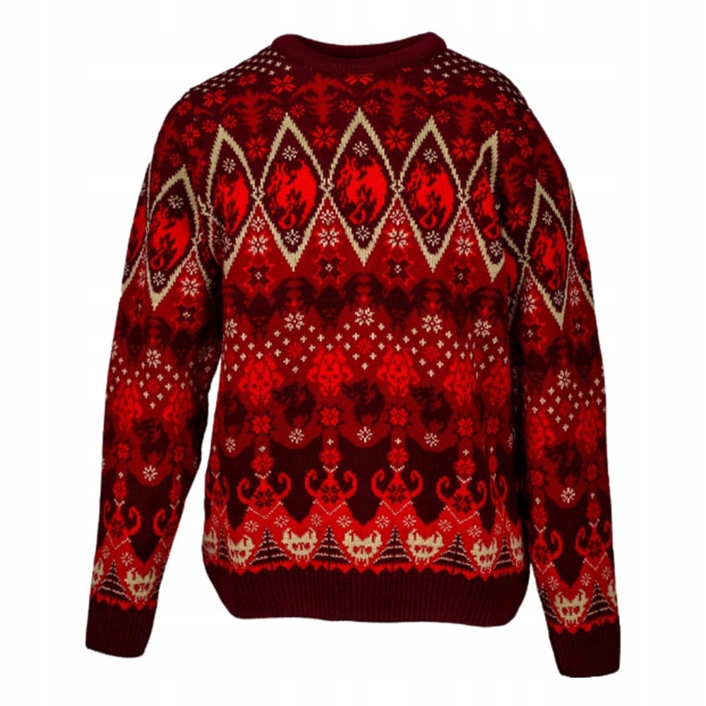 Vánoční svetr Warhammer Age of Sigmar s motivem Soulblight Gravelords