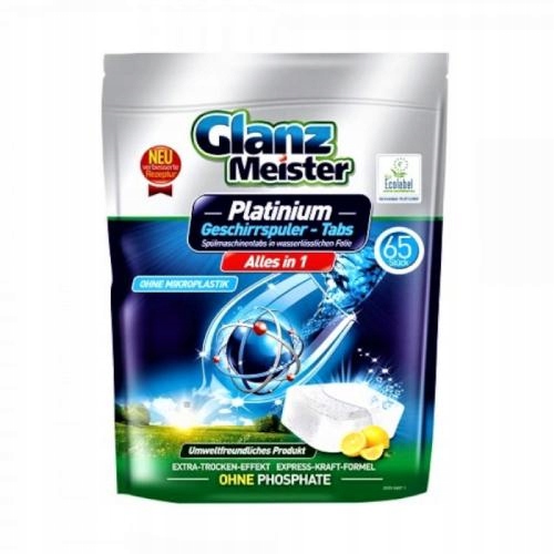 

GlanzMeister Platinium Tabletki do zmywarki