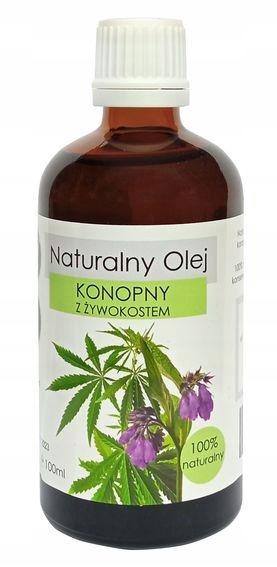 

Naturalny Olej Konopny Z Żywokostem 100ml