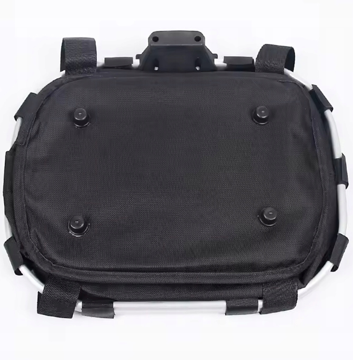 DUŻY KOSZ ROWEROWY PRZEDNI KOSZYK NA KIEROWNICĘ UCHWYT SAKWA TORBA CZARNY Marka Aptel