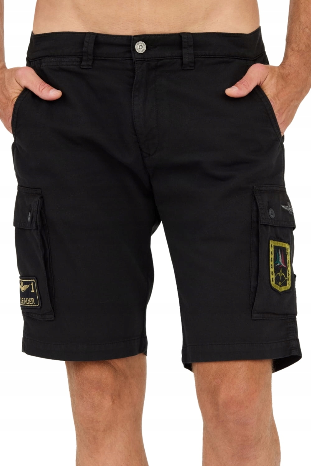 Aeronautica Millitare Černé bermudy Frecce Tricolori 48