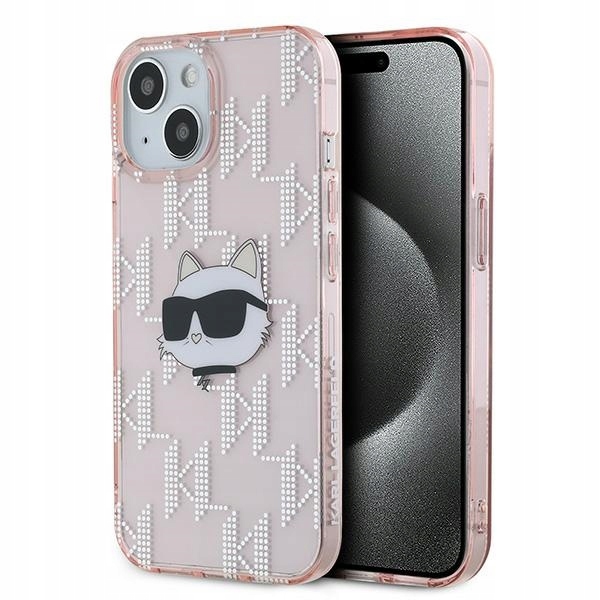 Karl Lagerfeld KLHCP14SHKLPCHP iPhone 14 15 13 6.1" růžový/pink hardcas