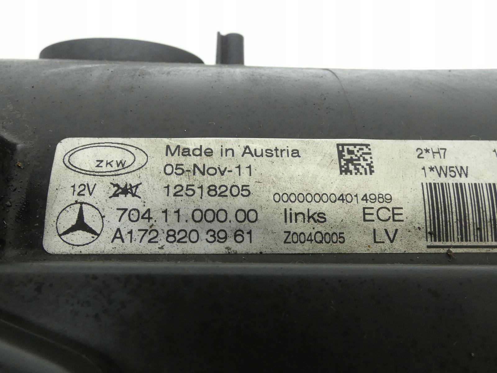 light left left front front MERCEDES SLK 172 W172 R172 A1728203961