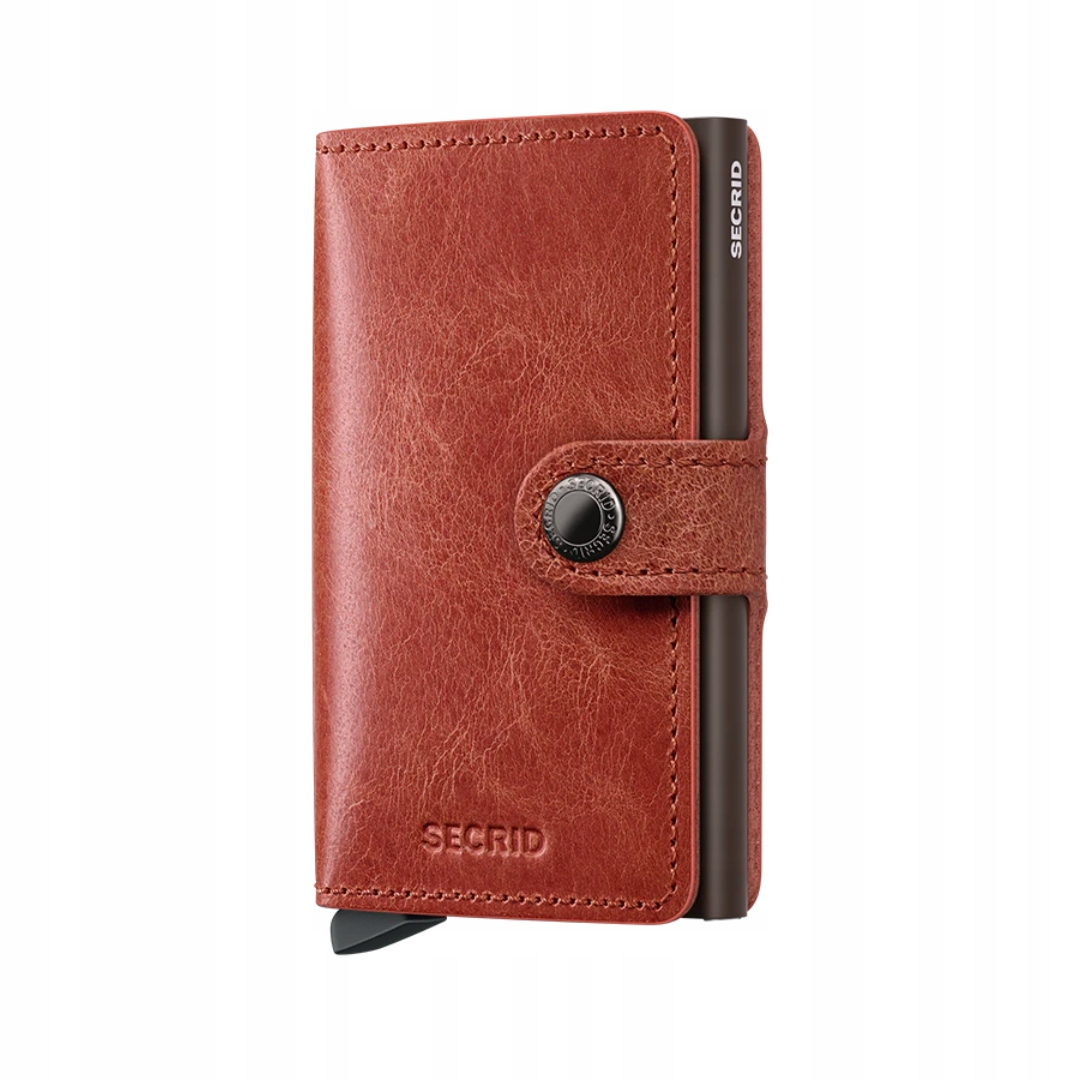 Secrid Miniwallet Vintage Orange Rfid peněženka dárkové balení