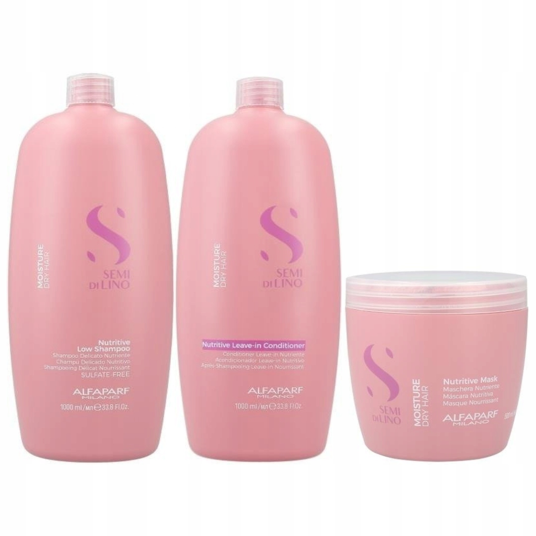 Alfaparf Sdl Moisture Šampon, kondicionér bez oplachování a hydratační maska