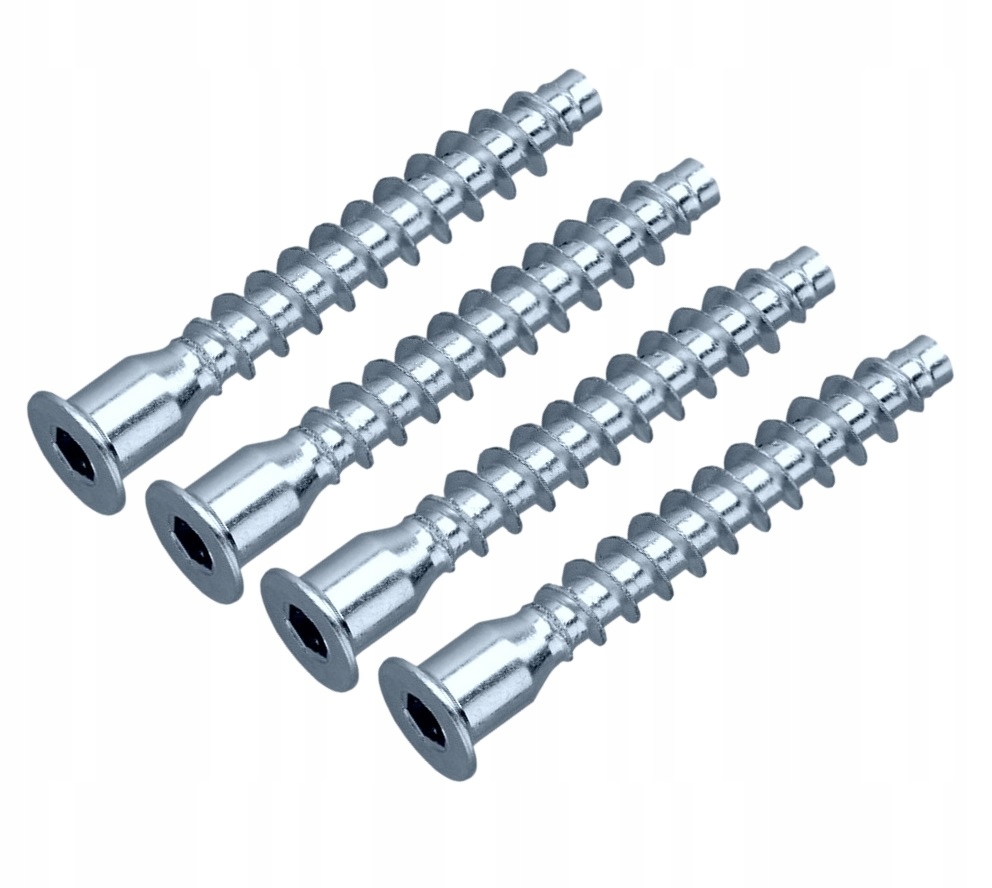 2000 x Šroub 6,4x50 mm konfirmát Konfirmáty vruty