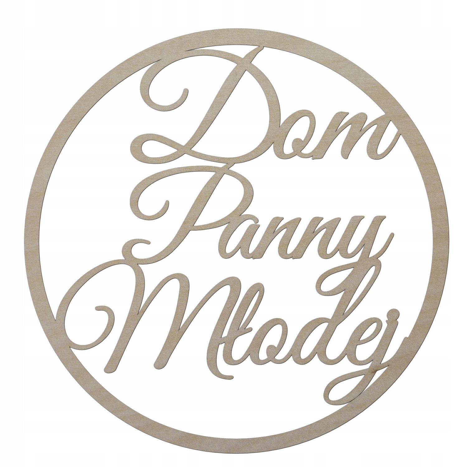 

Obręcz na ślub Dom Pana Panny młodej 4mm 30cm
