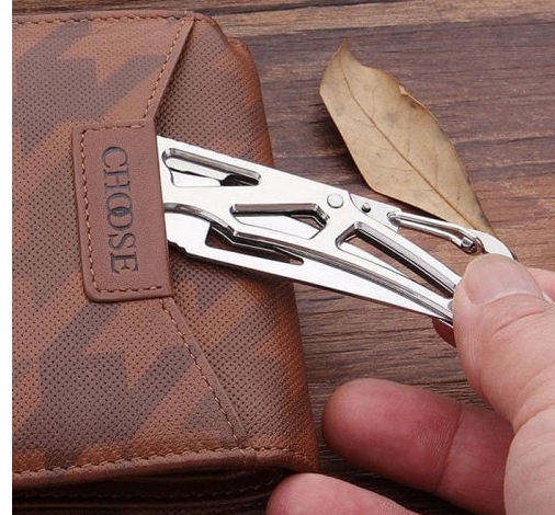 NÓŻ SCYZORYK PŁASKI LEKKI NÓŻ SKŁADANY CHROM Liczba dodatkowych narzędzi 0