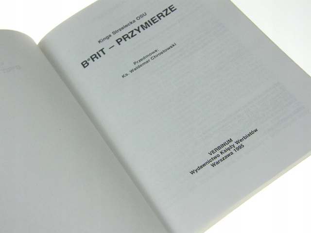 BERIT PRZYMIERZE STRZELECKA Kinga Strzelecka Tytuł BERIT PRZYMIERZE STRZELECKA