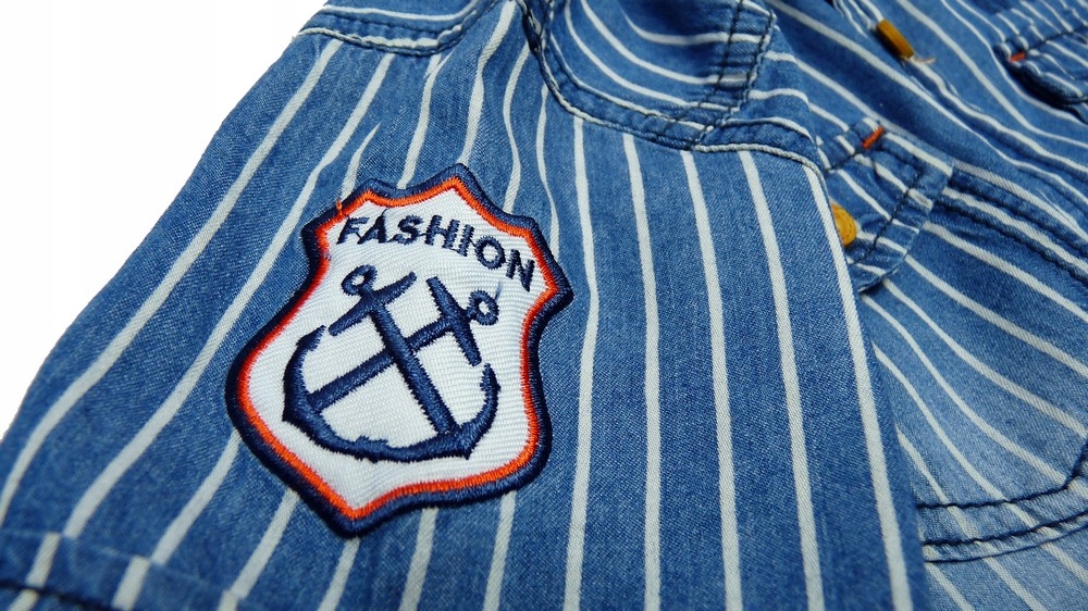 KOSZULA jeans VINTAGE r 10 ok - 134/140 cm RED Wiek dziecka 8 lat +